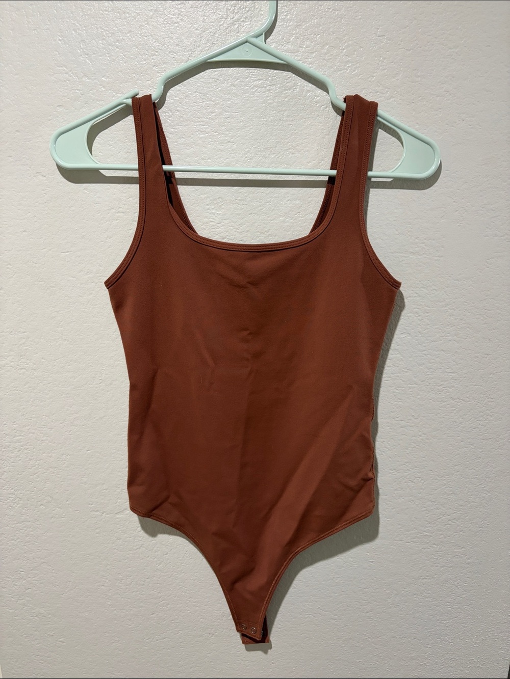 Rust brown/teracotta Abercrombie body suit